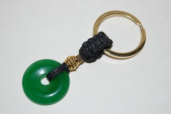 Jade Keychain,good Luck Keychain,green Jade Keychain,protection