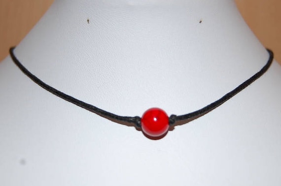 collier ras de cou pierre rouge collier ras de cou pierre rouge