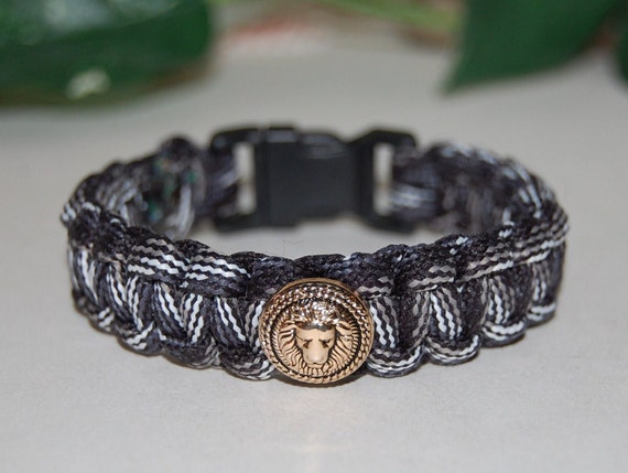 Paracord Bracelet,lion Bracelet,survival Bracelet,outdoor Bracelet,emergency  Bracelet,lion Paracord Cord Bracelet,cobra Weave,gifts for Men -   Denmark