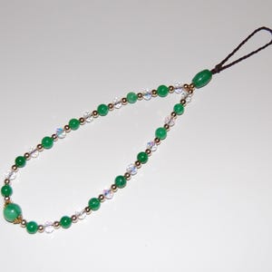 Jade Phone Charm,Jade Phone Chain,Lucky Blessing Phone Charm,Healing Gemstone,Protection Phone Charm,Good Fortune Phone Charm,Gift for Her