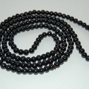 36 Inches Extra Long Beaded Necklace,Stretch,Black 8mm Wood Beads,Mala,Prayer,Good Luck ,Yoga,Protection,Meditation,Man,Woman,Wood Necklace