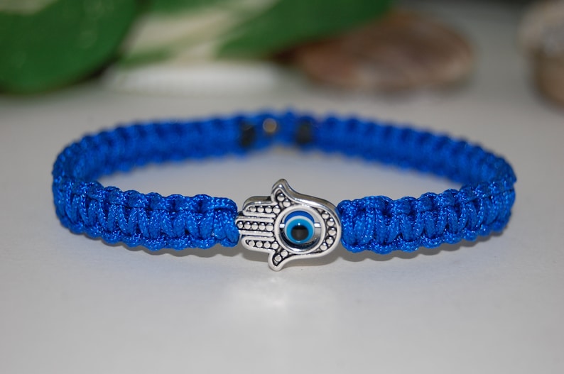 Hamsa Hand Bracelet,Evil Eye String Bracelet,Good Luck Bracelet,Wave Bracelet,Pray,Men,Woman,Yoga,Protection,Meditation,Evil Eye Bracelet