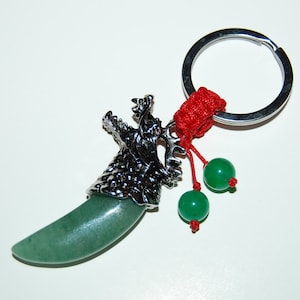 Dragon Keychain,Jade Dragon Keychain,2024 Year of The Dragon Keychain,Dragon Jade Beads Keychain,Good Luck Keychain,Dragon Charm,Dragon Gift