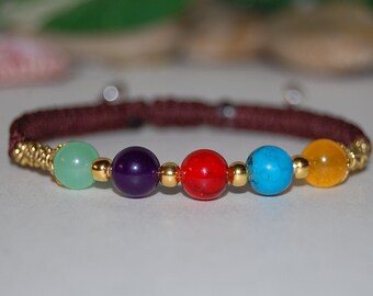 Pulsera de la Prosperidad, Pulsera de la Buena Suerte, Pulsera de la Riqueza, Pulsera de la Prosperidad, Pulsera Positiva, Piedras Preciosas, Pulsera de Energía, Hombre, Mujer, Regalo