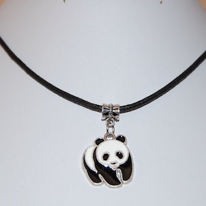 Panda Necklace,Panda Choker Necklace,Panda Bear Necklace,Panda Pendant Necklace,Panda Jewelry,Wildlife Animal Necklace,Man,Woman,Gift