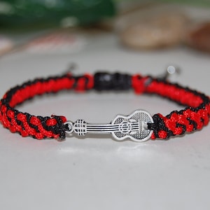 Guitar Bracelet,Music Bracelet,Electric Guitar Bracelet,Guitar Player Gift,Musician Bracelet,Rock and Roll,Band Bracelet,Instrument Bracelet