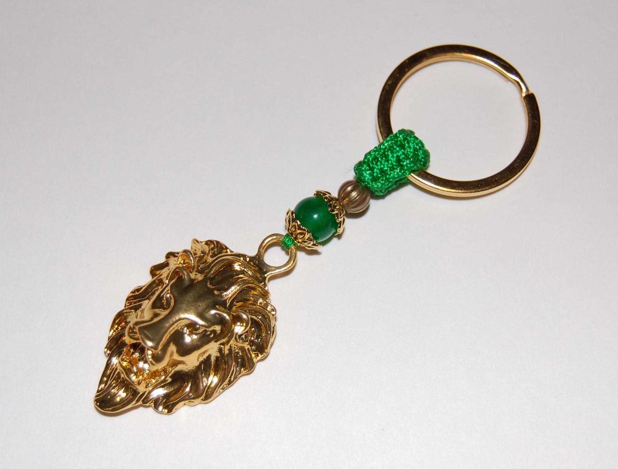 Lion Keychain,lion Keyring,car,bag,purse,spirituality