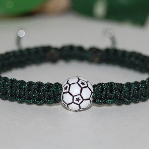Soccer Bracelet,Soccer Braided Bracelet,Soccer Football Bracelet,Sport&#39;s bracelet,Men,Women,Gift for Soccer Player,Unisex Soccer Bracelet
