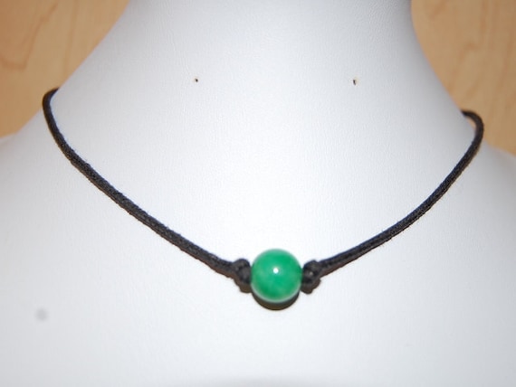 Jade choker necklace deals