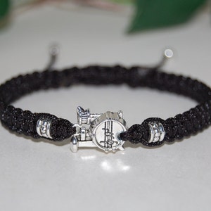 Drum Bracelet,Percussionist Bracelet,Drum Set Bracelet,Music Bracelet,Drumset Charm Bracelet,Drummer Gift,Drum Player Bracelet,Musician Gift