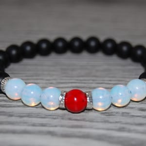 Black Onyx Bracelet,Gemstone Bracelet,8mm Beads,Stretch Bracelet,Boho,Man,Woman,Onyx Bracelet,Matte Onyx Bracelet,Unisex Beaded Bracelet