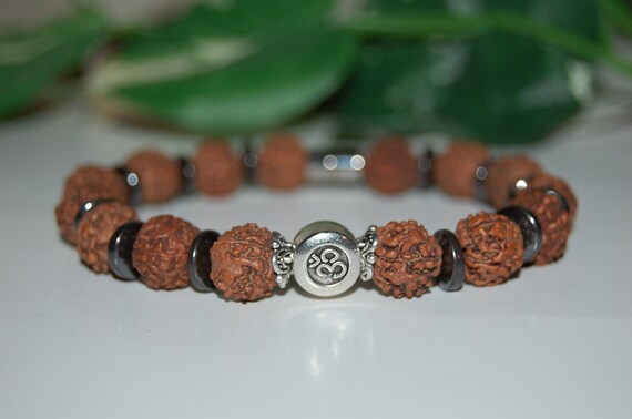 Amazon.com: Om Pooja Shop Panch Rudra Rudraksha Bracelet : Home & Kitchen