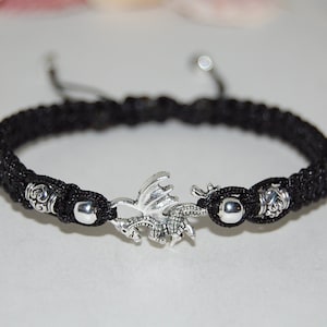 Bracelet dragon, bracelet dragon gallois, bracelet dragon fantastique, bracelet médiéval, cadeau dragon, bracelet gallois, bijoux dragon, bracelet porte-bonheur
