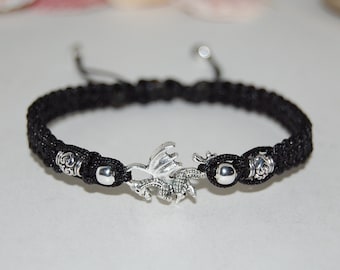 Dragon Bracelet,Welsh Dragon Bracelet,Fantasy Dragon Bracelet,Medieval Bracelet,Dragon Gift,Welsh Bracelet,Dragon Jewelry,Good Luck Bracelet
