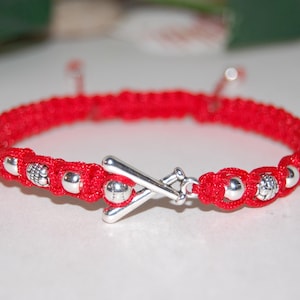 Baseball Bracelet,Baseball Braided Bracelet,String Bracelet,Sport&#39;s bracelet,Men,Women,Gift for Baseball Player,Unisex Baseball Bracelet