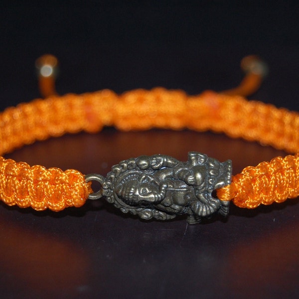 Elephant God Bracelet,Ganesh Hindu,String Bracelet,Shamballa Bracelet,Good Luck,Pray,Men,Woman,Yoga,Protection,Meditation,Protection,Ethnic