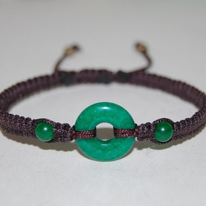 Jade Bracelet,Good Luck Bracelet,Jade String Bracelet,Woven String Bracelet,Men,Women,Pray,Wish Bracelet,Good Fortune Bracelet,Gift