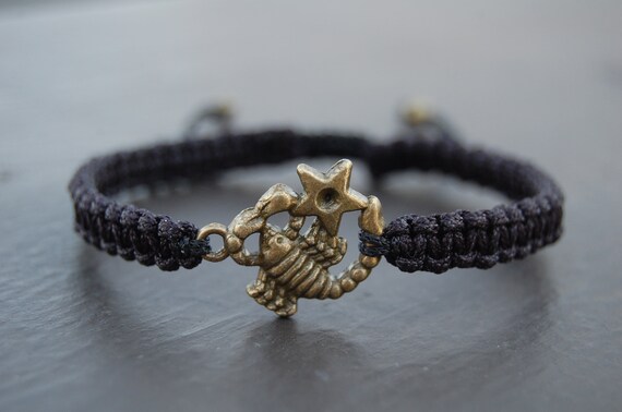Scorpio Bracelet zodiac Sign Bracelet scorpion Zodiac Bracelet