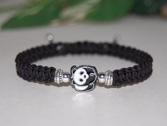 Panda Bracelet,Wildlife Bracelet,Panda Bear Bracelet,Panda Teddy Bracelet,Panda Gift,Panda Lovers Gifts,Endangered Species Bracelet