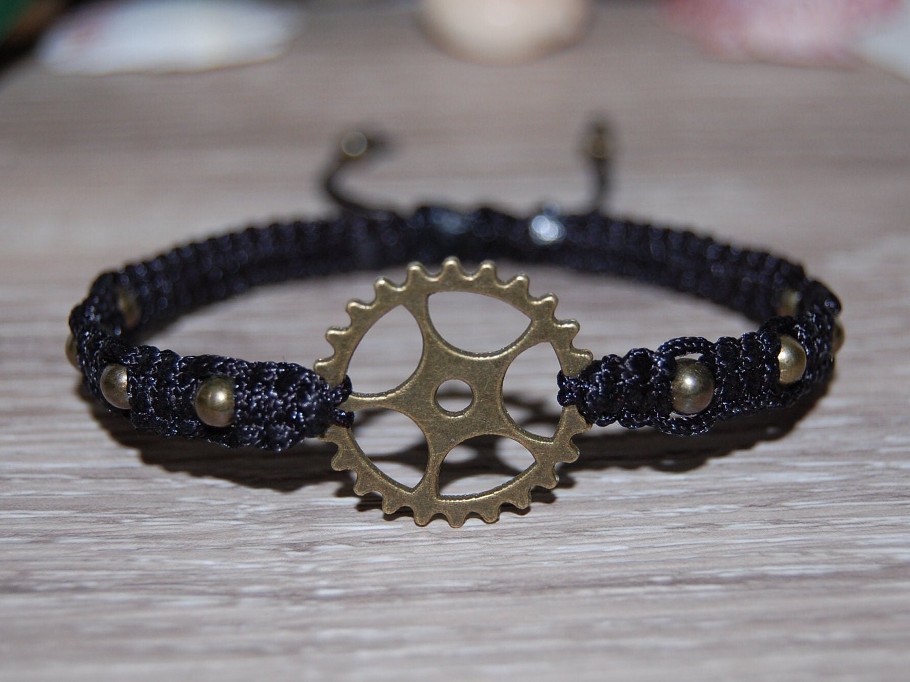 Steampunk Bracelet,gear Wheel Charm Bracelet,cogwheel,unisex 