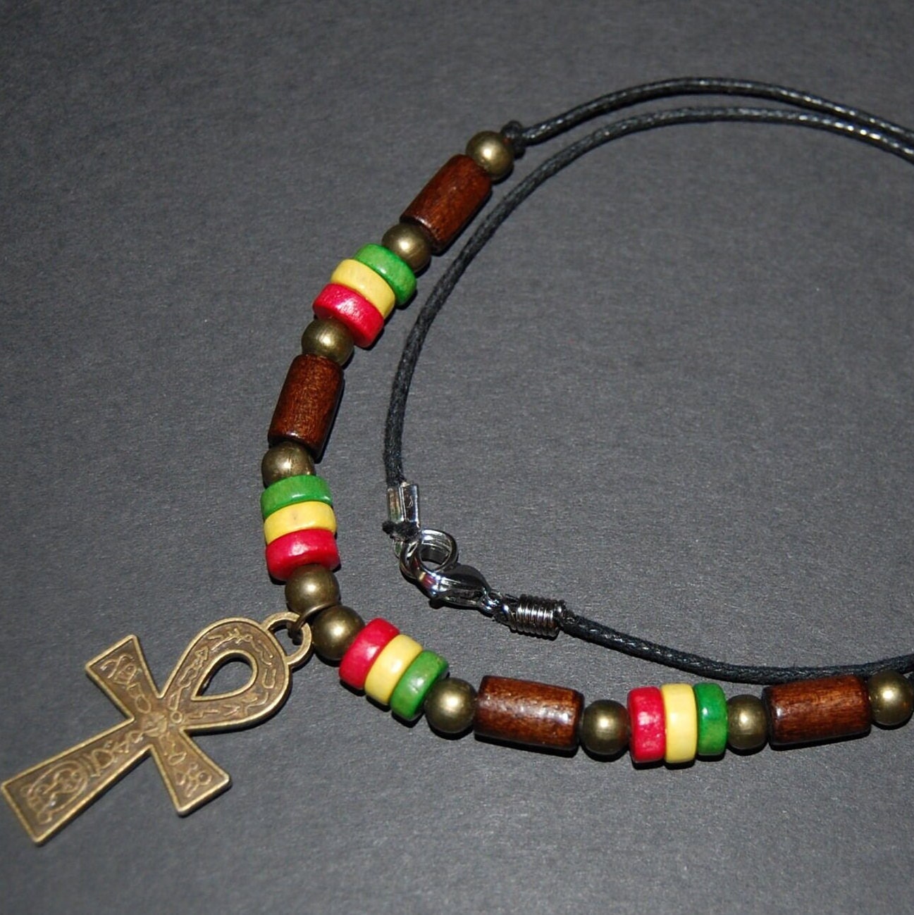 Rasta ankh necklace best sale