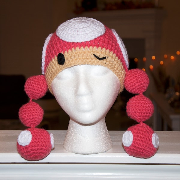 Toadette Inspired Beanie (Winky Face)