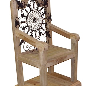 Plans for a garden king chair | PDF downloadable file