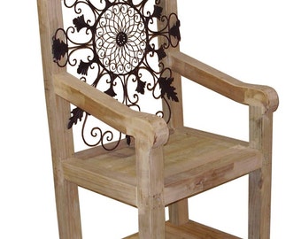 Plans for a garden king chair | PDF downloadable file