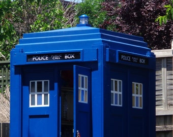 London Police Box woodworking plans |  PDF downloadable file