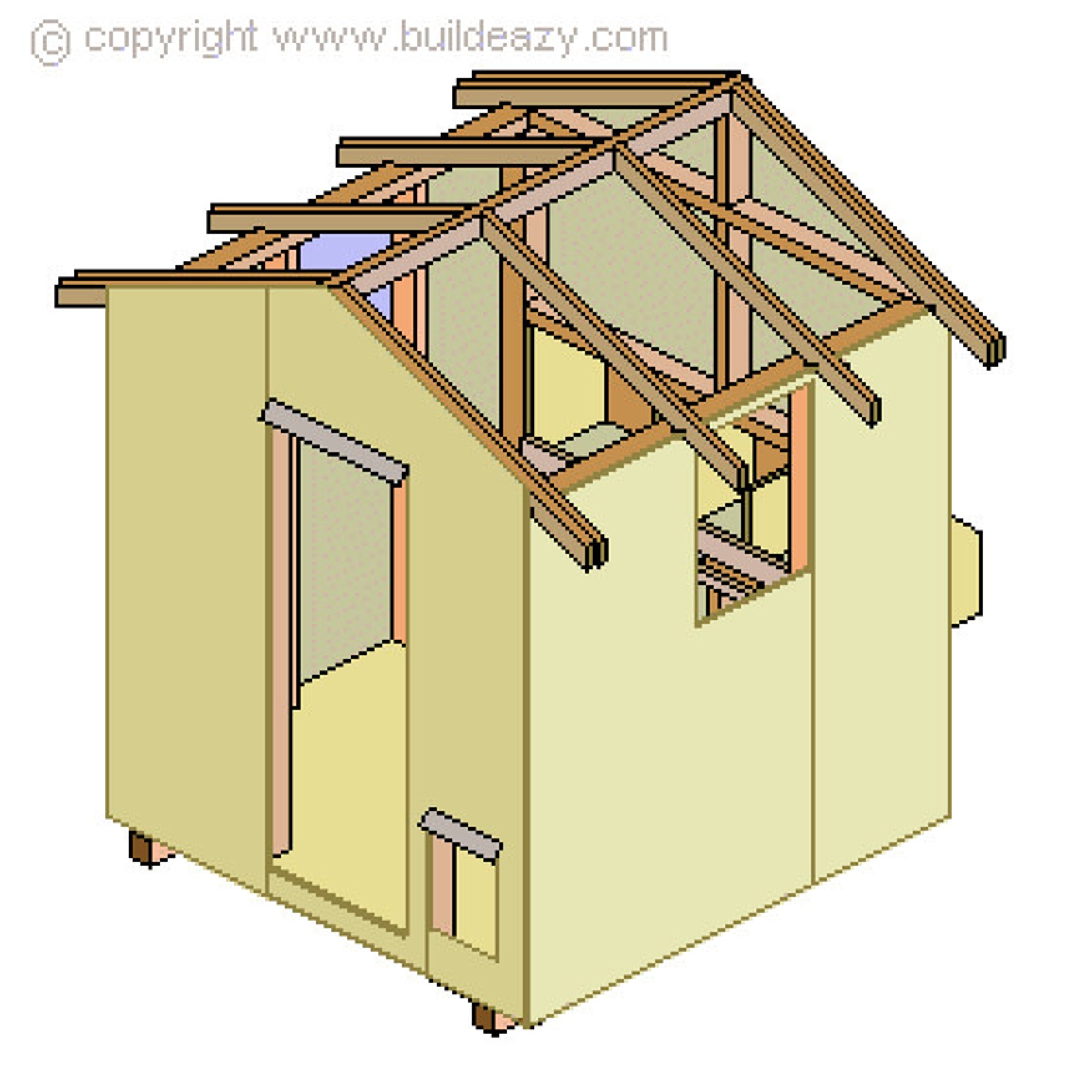 Chicken coop plans in metric 
