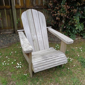 DIY Adirondack chair - woodworking plans