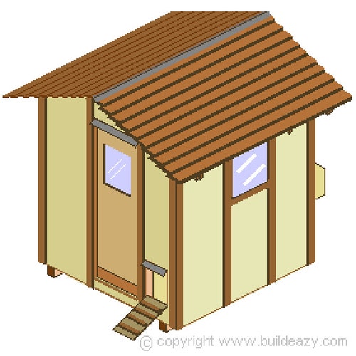 Chicken Coop Woodworking Plans Etsy
