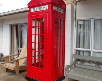 Red English Telephone booth plans | PDF downloadable file