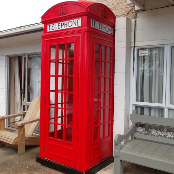 Red English Telephone booth plans | PDF downloadable file