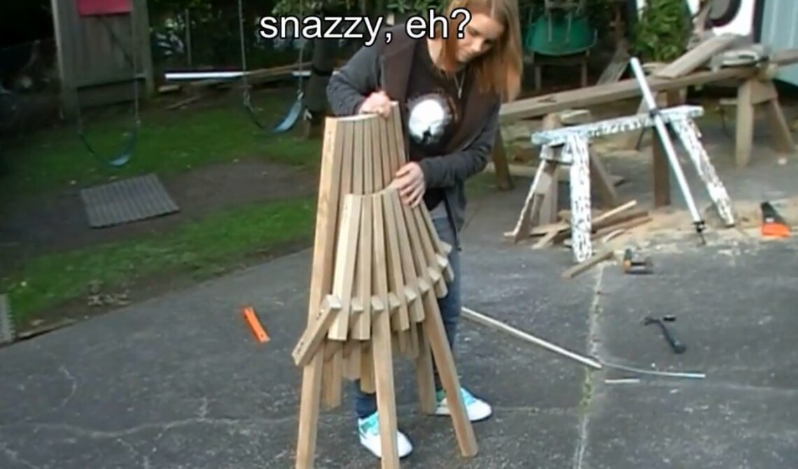 Folding Stick Chair PDF Downloadable File Etsy