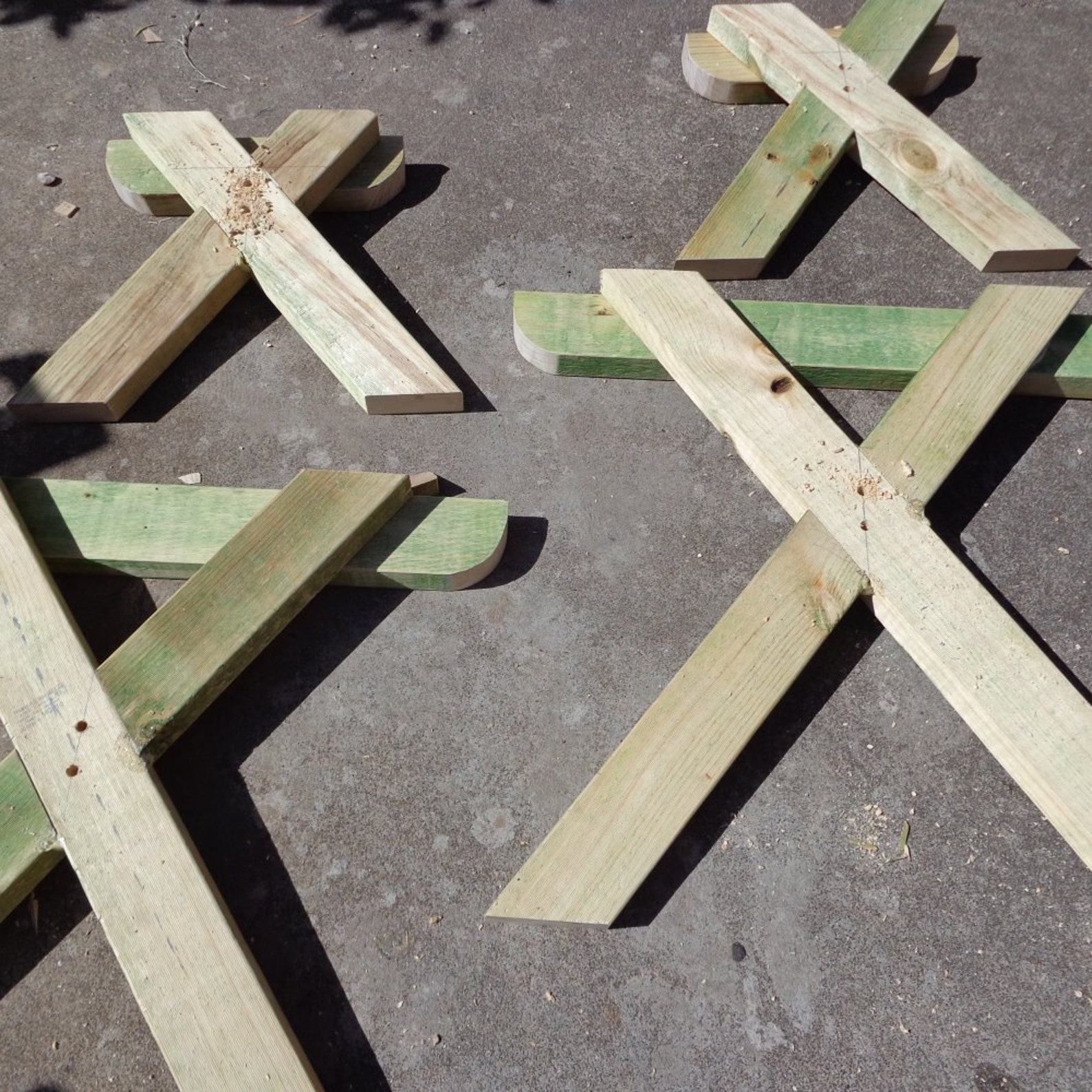 Metric Version Xleg Picnic Table and Bench Woodworking Etsy Australia