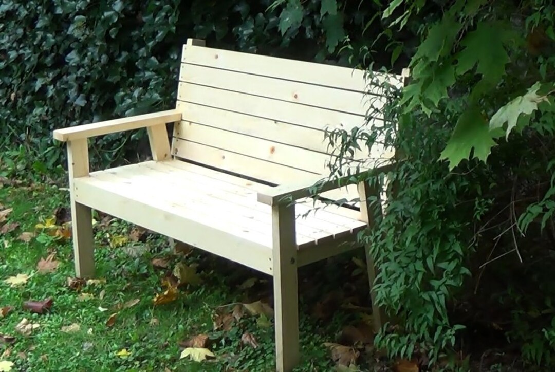 An Easy to Make Bench Seat PDF Downloadable File Etsy