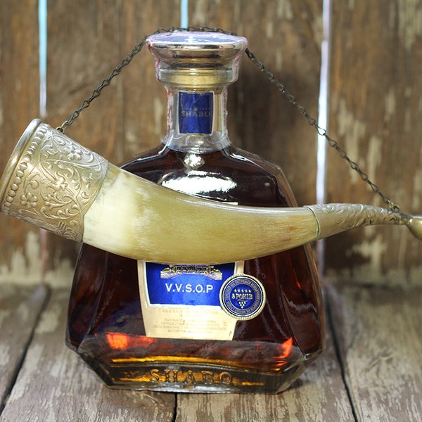 Viking Drinking Horn Soviet drinking horn Moscow Olympics 80 alcohol cup Georgian traditional wine horn collectibles Medieval Wedding