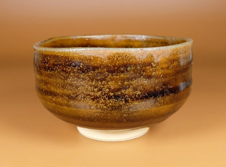 Mino ware Japanese Pottery Tea Ceremony Matcha Bowl Akashino Orange Mino ware Japanese Pottery Tea Ceremony Matcha Bowl Akashino Orange