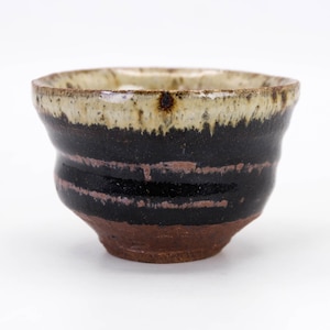 Japanese Tea cup 150ml Nuka Tenmoku glaze Mahsiko ware Teacup Yunomi