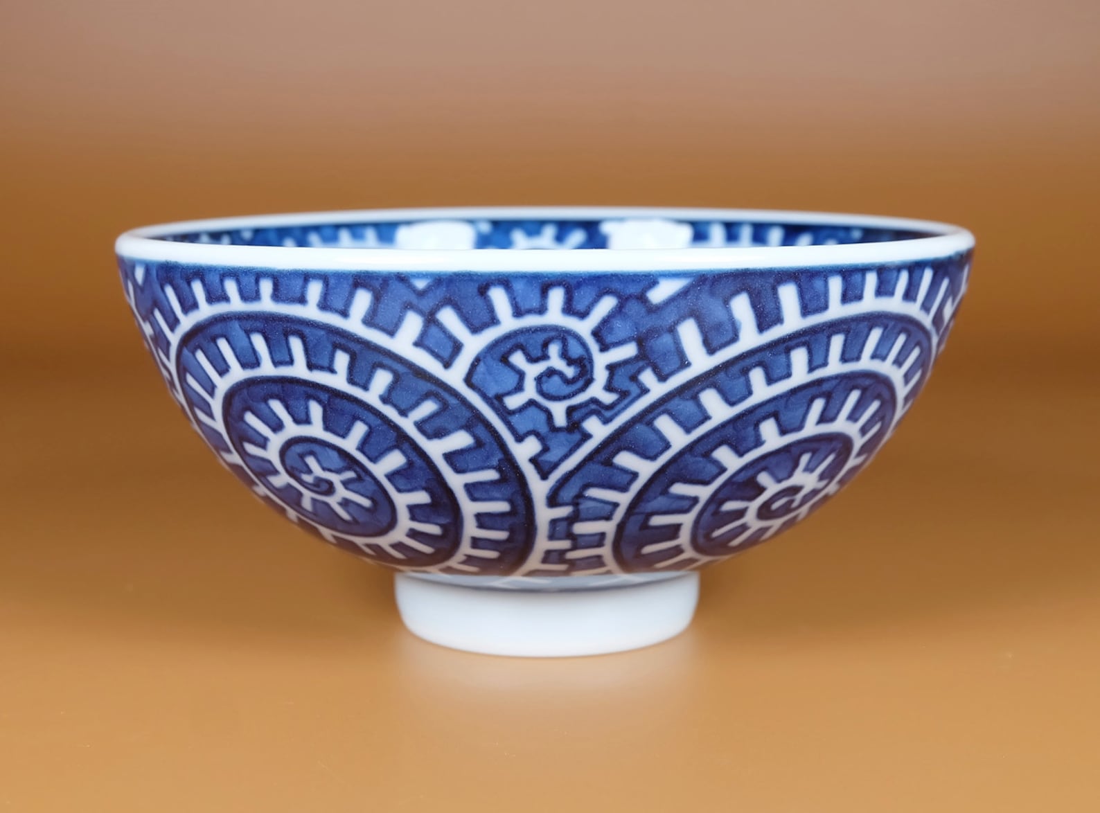 Japanese Porcelain Rice bowl Arita ware Blue and White Octopus Etsy