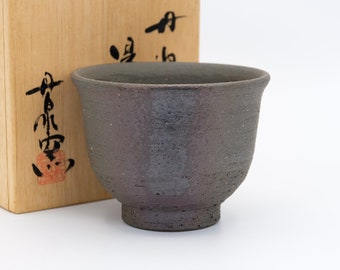 Japanese Tea cup 150ml by Tansen kiln Tamba ware Wood fired Teacup Yohen Yunomi, Nippon2You