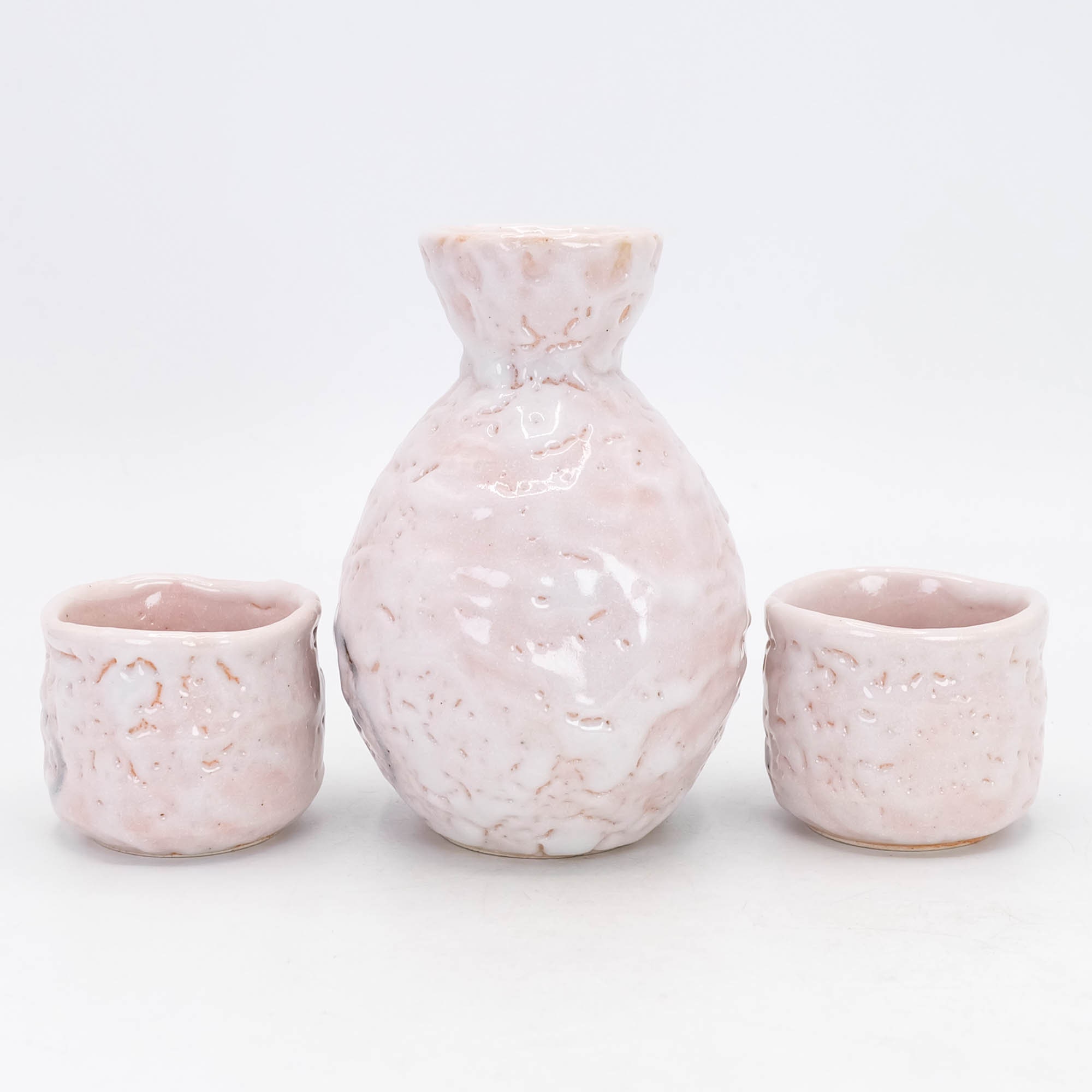 古美術 志野焼 酒器 徳利 ぐい呑 古美術 志野焼 酒器 徳利 ぐい呑