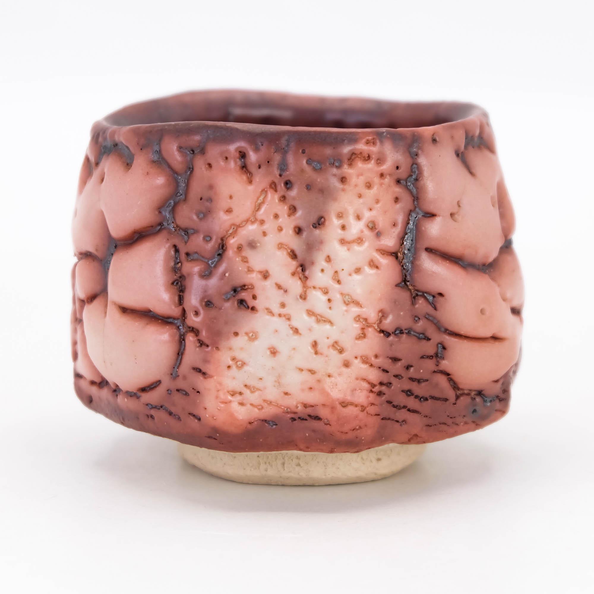 R*o様 Shinya Tasakiコルクスクリュー Japanese Sake Cup by Suzuki Tomio Murasaki Shino Guinomi - Etsy