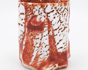 加藤豊久作 志野焼 湯呑み湯呑み 230ml 赤赤 - Etsy 日本