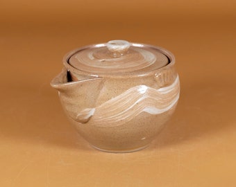 Théière Hohin 200 ml, pinceau blanc Mark Hakeme Kyo ware Kyusu, Nippon2You