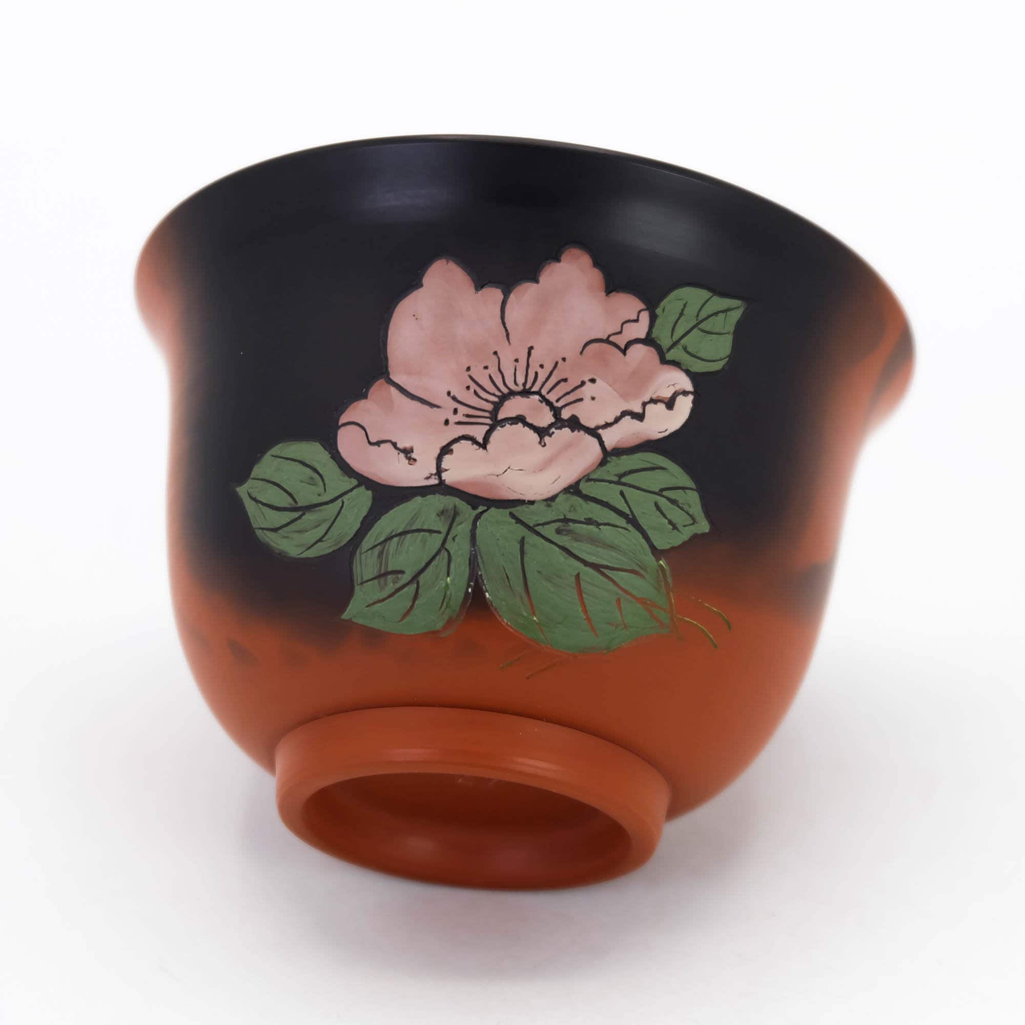 本当に信頼出来る店 Yohen Black Red 120ml Cup Tea Japanese Camellia by Design Clothing