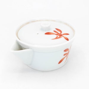 Hohin Teapot 80ml Orchid design Kyo ware Kyusu, Nippon2You
