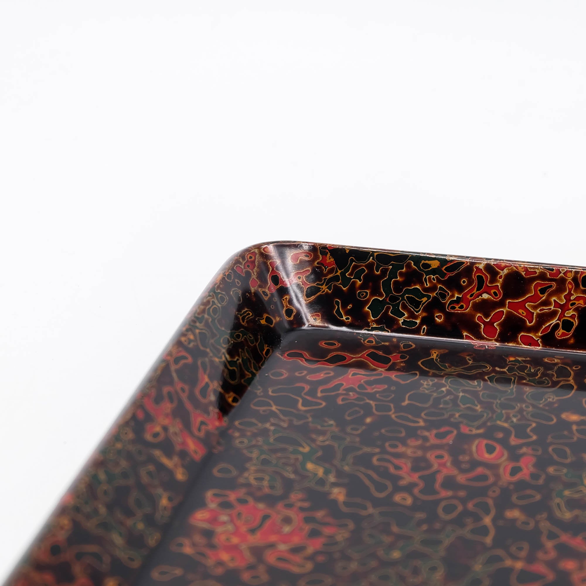 漆木製角盆 津軽塗 唐塗盆 日本二遊 - Etsy 日本