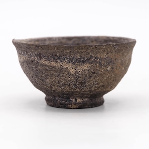 Japanese Wood fired Sake cup Yakishime Guinomi